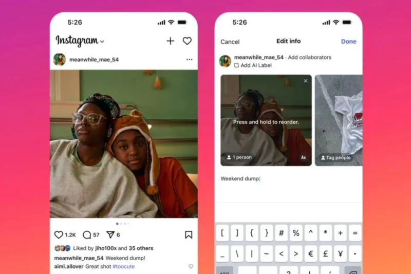 Instagram Now Allows Users to Reorder Carousel Posts After Publishing to Enhance Creative Flexibility and Engagement