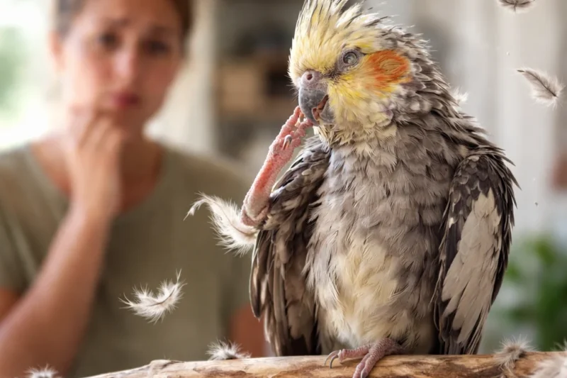 Navigating Avian Feather Health: Distinguishing Molt from Plucking and Essential Care Strategies