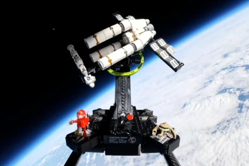 Lego Minifigures from Project Hail Mary Set New Guinness World Record with High Altitude Space Flight