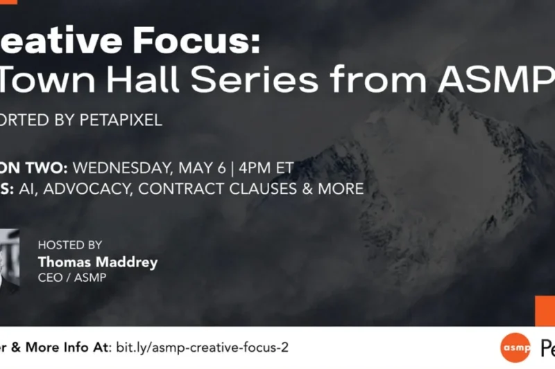ASMP Town Hall to Address AI Legal Provisions and Advocacy Strategies for Photographers