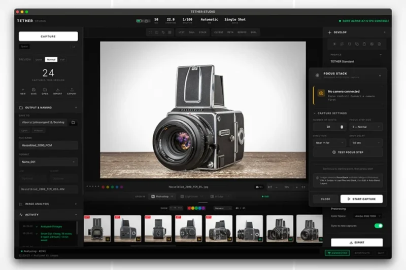 Commercial Photographer Launches Tether Studio as a Permanent Alternative to Subscription-Based Software