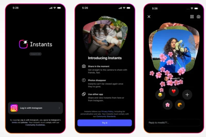Instagram Launches Instants a New Real Time Photo Sharing Feature and Standalone App Focused on Authenticity and Privacy