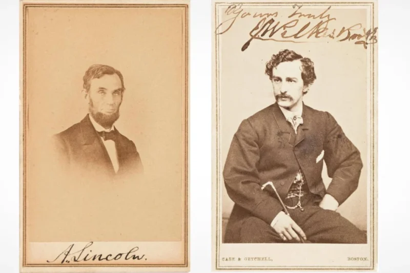 Rare Portraits of Abraham Lincoln and Assassin John Wilkes Booth Command Top Prices at Swann Galleries Historic Autograph Auction