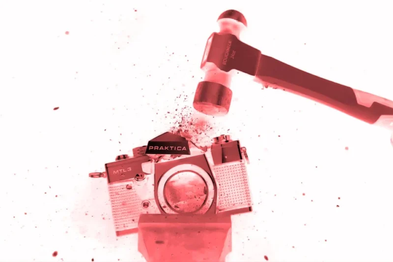 The Belfast Photo Festival Faces Backlash Over Interactive Exhibit Inviting Public to Smash Vintage Cameras.