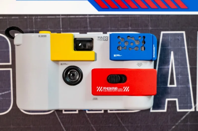 This Hand Painted Gundam Themed Film Camera is a Nerdy Work of Art