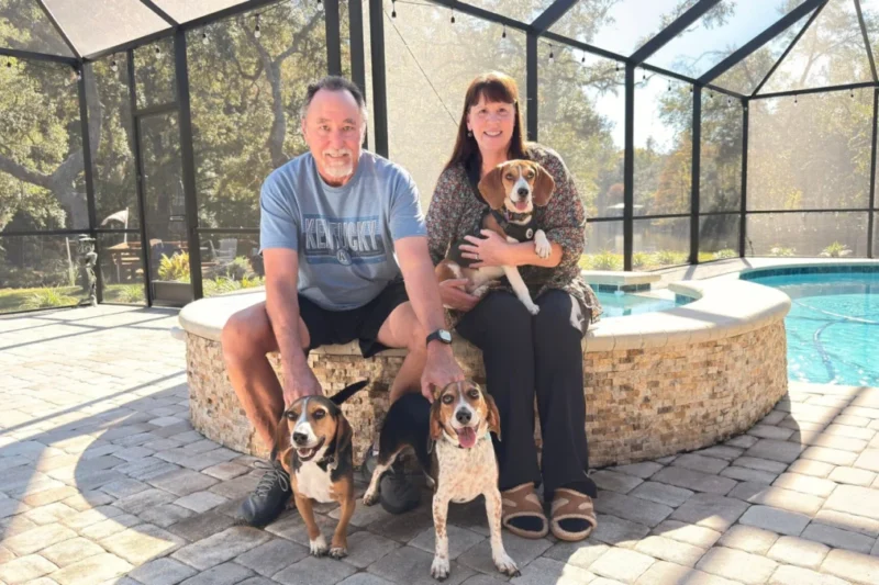 Neglected Bad Hunter Beagle Gets a Second Chance Thanks to PETA