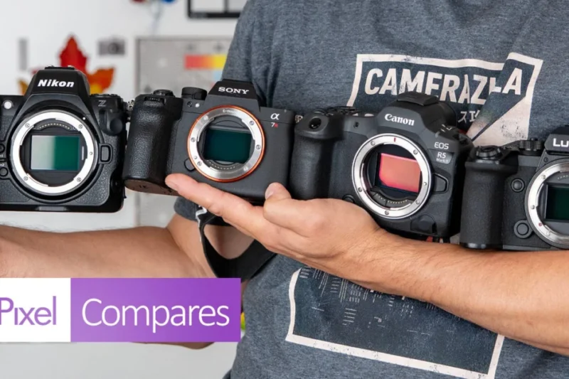 High-Resolution Mirrorless Sensor Showdown: Analyzing the Nikon Z8, Panasonic S1R II, Canon EOS R5 Mark II, and Sony a7R VI