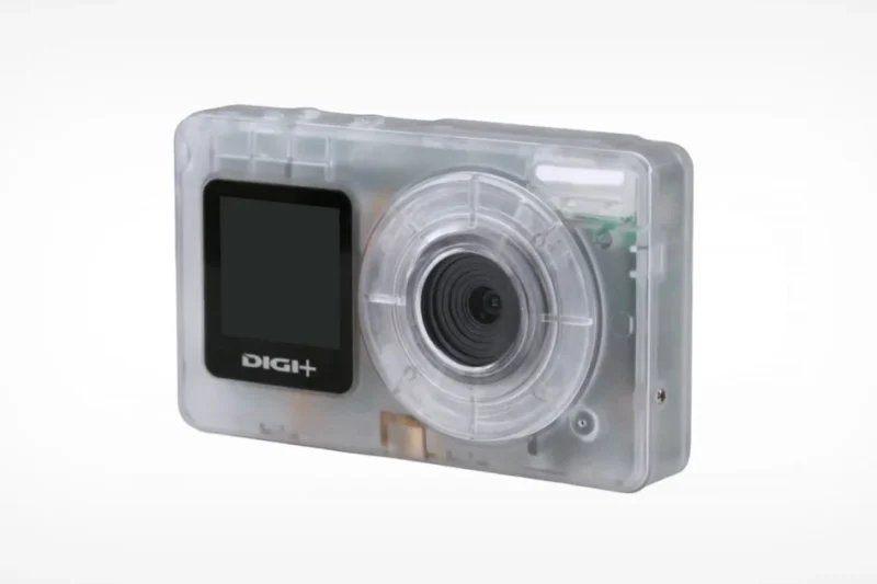 Translucent Design and Dual Screens Define the New DIGI+ DGP-DCM01 Compact Camera Launch in Japan