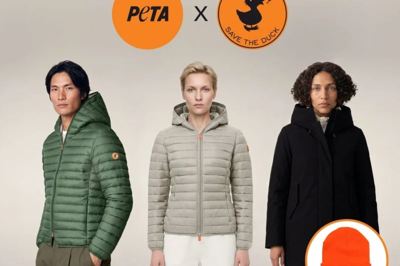 High-Profile Hollywood Fashion Gets a Compassionate Makeover as PETA and Save the Duck Team Up for the Emmy Awards