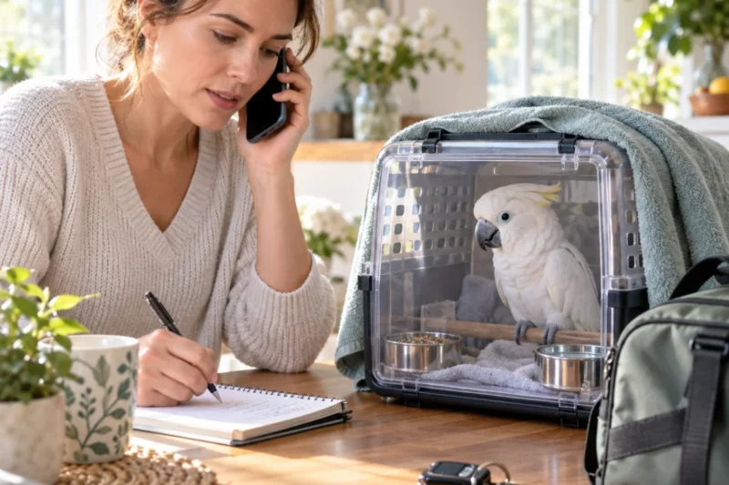 What to Do When Your Avian Veterinarian Is Unavailable During a Medical Emergency